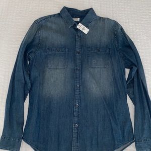 Express men’s denim shirt